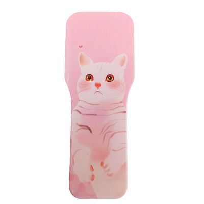 UPALDHOU Figure Skating Turning Board, Plastic Cute Cat Balance Training Ice Skating Trainer for Gymnasts Practice Tool Pink