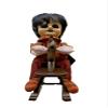 Animated Haunted Rocking Horse Doll Creepy Halloween Decor Decoration Prop - Talks Moves - Tabletop Size 9 in (Orange, 9 in) view 1