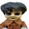 Animated Haunted Rocking Horse Doll Creepy Halloween Decor Decoration Prop - Talks Moves - Tabletop Size 9 in (Orange, 9 in) view 4