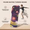 UPALDHOU Figure Skating Turning Board, Plastic Universe Pattern Portable Figure Ice Skating Balance Training Board for Dancers Gymnasts view 4
