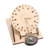 YWLUUOO Hands on Wood Clock Toy Educational Supplies Wood Traditional Clock Model Easy to Assemble for 7-14 Manual Assembly Toy view 1