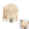 YWLUUOO Hands on Wood Clock Toy Educational Supplies Wood Traditional Clock Model Easy to Assemble for 7-14 Manual Assembly Toy view 3