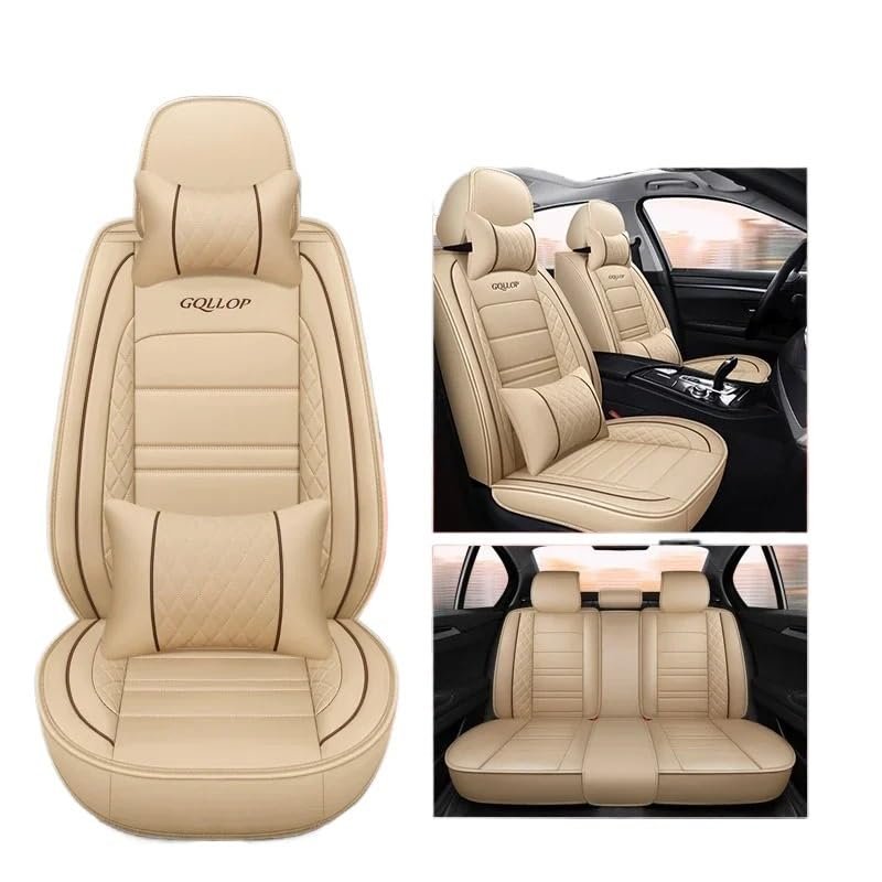 LYBCEOUF 5 Seat Full Coverage Universal Car Seat Cover Compatible for Most Car Model Car Accessories Auto Seat Protector Interior Details