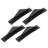Chrees Carbon Fiber Style Rear Bumper Diffuser, with Tape and Screws for Universal view 1