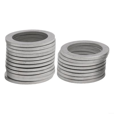 20mm Oil Drain Crush Washer Gasket 94109-20000 Aluminum Seal Ring for Honda for acura Engine - 20 Pack Silver