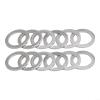 20mm Oil Drain Crush Washer Gasket 94109-20000 Aluminum Seal Ring for Honda for acura Engine - 20 Pack Silver view 3
