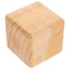 IWOWHERO Large Wooden Dice Giant Wood Dice Game Prop Beige with Safety Round Corner Design for Backyard and Spring Outing for Outdoor Lawn Party Activities view 1