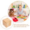 IWOWHERO Large Wooden Dice Giant Wood Dice Game Prop Beige with Safety Round Corner Design for Backyard and Spring Outing for Outdoor Lawn Party Activities view 3