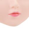 Lash Extension Mannequin Head, Eyelash Practice Mannequin Head for Beginners, Reusable Makeup Mannequin Doll Head with Realistic Face and Hollow Base, Plastic + Synthetic Fiber for view 3