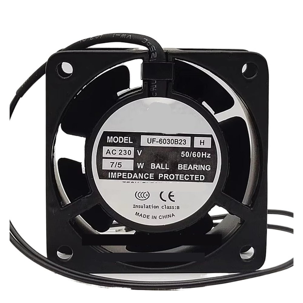 UF-6030B23 60 * 30MM 110V/230V 6CM 7/5W Cooling Fan