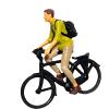 1: 87th Scale Miniature Bicycles Scene with Girl Riders and Green Plant for Home Decors Resin Model Resin Cycling Scene view 1