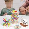 ZQsmgs Wooden Stick Pull Balance Game, Fine Motor Skills Toy Gifts view 4