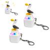 Seagull Mine Button Keychain, Rechargeable Keyboard Fidget Clicker, Mechanical Click Fidget Desk Toy Portable Stress Relief Keychain for Adults (2Pcs) view 1