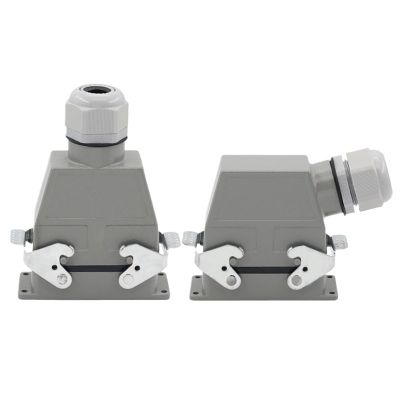 BSQGUEWD 1pcs Heavy-Duty Connector 32-pin 46-pin Cold-Pressed Rectangular and Socket HDC-HEE-032-046 16A