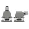 BSQGUEWD 1pcs Heavy-Duty Connector 32-pin 46-pin Cold-Pressed Rectangular and Socket HDC-HEE-032-046 16A view 1
