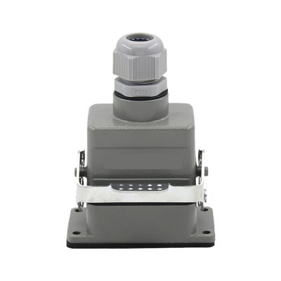 BSQGUEWD Rectangular Heavy-Duty Connector 4-core HDC-HE-004 Waterproof Industry and Socket 16A Screw Wiring