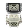 BSQGUEWD Rectangular Heavy-Duty Connector 4-core HDC-HE-004 Waterproof Industry and Socket 16A Screw Wiring view 4