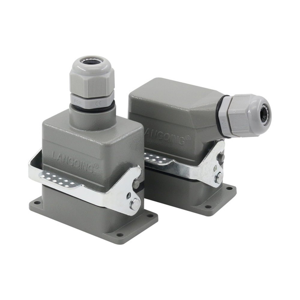 BSQGUEWD 15-pin 24-pin 25-pin Rectangular Heavy-Duty Connector HD-015-024-025 Cold-Pressed Waterproof and Socket