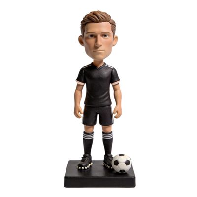 Custom Soccer Player Bobblehead, Personalized 3D Figurine From Photo, Handmade Polymer Clay Full Body Statue, Football Athlete Figurine Birthday Fan Gift Tournament Desk Decor Football Fan Gift