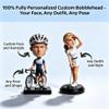 Custom Soccer Player Bobblehead, Personalized 3D Figurine From Photo, Handmade Polymer Clay Full Body Statue, Football Athlete Figurine Birthday Fan Gift Tournament Desk Decor Football Fan Gift view 2