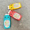 Rabbits Shape Phone Toy Including Bilingual Sounds Music and LED Light Sensory Toy for Toddler Bedtime Entertainment Bilingual Bunnies Shape Phone view 2