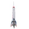 Chiyyak Tin Rocket Toy, Vintage Collectible Rocket Ship Model for Home Bar, Retro Tinplate Toy Car view 1