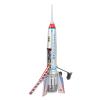 Chiyyak Tin Rocket Toy, Vintage Collectible Rocket Ship Model for Home Bar, Retro Tinplate Toy Car view 2