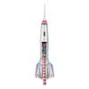 Chiyyak Tin Rocket Toy, Vintage Collectible Rocket Ship Model for Home Bar, Retro Tinplate Toy Car view 4