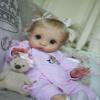 Pinky Reborn Baby Dolls 16 inch Fairy PEEKA with Handmade Reborn Baby Dolls Realistic Soft Cloth Body Newborn Baby Doll Gifts for Child Age 3+ view 2