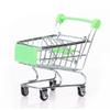 ShanLily Mini Supermarket Trolley Shopping Utility Model Desktop Decor view 1