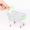 ShanLily Mini Supermarket Trolley Shopping Utility Model Desktop Decor view 2