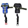 Asixxsix Tree Climbing Spikes, Height Adjustable 39 45cm Solid Steel Core Tree Climbing Spurs, Kit with Widened Straps Footboards Gloves for Fruit Picking Trimming view 2