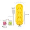 Mingzhe Versatile Rice Mold for Kids, Adorable Shape DIY Rice Roll Maker in Food Grade PP, Comes with Spoon and Expression Devices for Bento Fun view 2