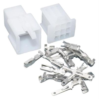 100er Set 2,8 mm 9P 9-Wege-Pin-Elektrik-Anschluss-Kits Stecker-Buchse p/lug kompatibel mit dem Motorrad-Motorrad