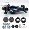 RC Car Models Parts for Tamiya Dt02 1/10 Rc for Buggy Car Truck Upgrade Parts 1Set Aluminum Alloy Hex Wheel Hub Adapters W Bearing view 2