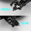 RC Car Models Parts for Tamiya Dt02 1/10 Rc for Buggy Car Truck Upgrade Parts 1Set Aluminum Alloy Hex Wheel Hub Adapters W Bearing view 3