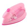 Qudinip Mini Electric Iron Toy for Kids, Home Appliance with Light and Spinning Sponge, 2 AA Batteries Required view 2