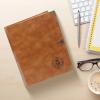Currency Banknote Collection Book, 120 Pocket Money Album with 40 Transparent Pages, Brown PU Leather Cover, Embossed Design, 240 Bill Capacity, for Collectors and Currency Enthusiasts view 3