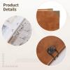 Currency Banknote Collection Book, 120 Pocket Money Album with 40 Transparent Pages, Brown PU Leather Cover, Embossed Design, 240 Bill Capacity, for Collectors and Currency Enthusiasts view 4