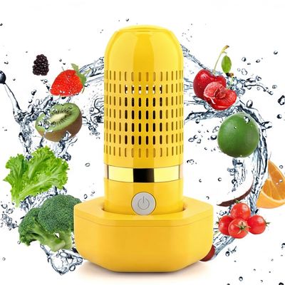 Fruit and Vegetable Washing Machine, Portable Food Cleaner, Capsule Device