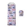 Feelyou Kids Cartoon Car Camping Sleeping Bag Police Car Sleeping Bags Ambulance Camping Bag Decor Boys Fire Truck Grey Emergency Responder Vehicles Waterproof Backpacking Compact Boys view 1
