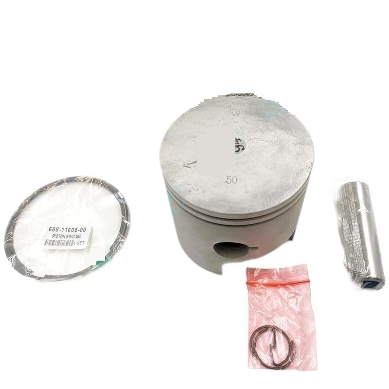 82.5MM Piston Set for Yamaha Outboard 2 Stroke 85HP 688-11636-03 with +0.50Mm O/s