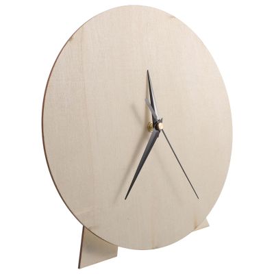 FUNOMOCYA Blank Round Wooden Clock Face for DIY Painting Home Decor