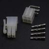 FHVQRCUNS 5set 5557 5569 4P Wiring Terminal Electrical Connector Kit 4.2mm 2x2P Bent Pin Jack view 2