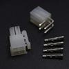 FHVQRCUNS 5set 5557 5569 4P Wiring Terminal Electrical Connector Kit 4.2mm 2x2P Bent Pin Jack view 3