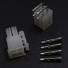 FHVQRCUNS 5set 5557 5569 4P Wiring Terminal Electrical Connector Kit 4.2mm 2x2P Bent Pin Jack view 4