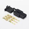 FHVQRCUNS 10 Set 2.8mm 3Pin Auto Electrical Wire Connector 2.8 3P Black Car with Terminals for E-Bike Automobile Motorcycle etc view 3