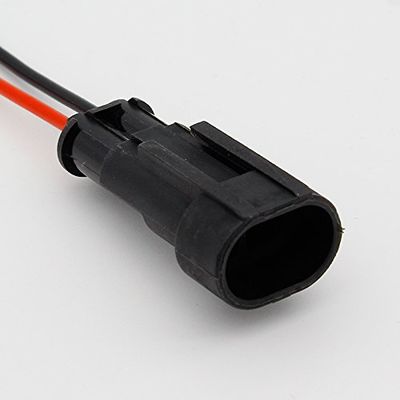 FHVQRCUNS 2 Pin Way Sealed Waterproof Electrical Wire Connector Set auto connectors with Cable