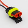 FHVQRCUNS 2 Pin Way Sealed Waterproof Electrical Wire Connector Set auto connectors with Cable view 3