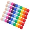 WATIIFUFU Blank and Balanced Weight 100pcs 16mm Acrylic Dice Six Sided Cube with Rounded Corners for Board Games and Classroom Math Games view 1